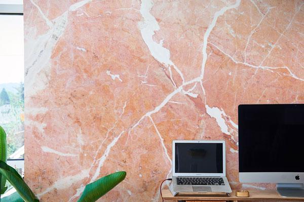 Coral Marble Texture Wall Mural-Textures-Eazywallz